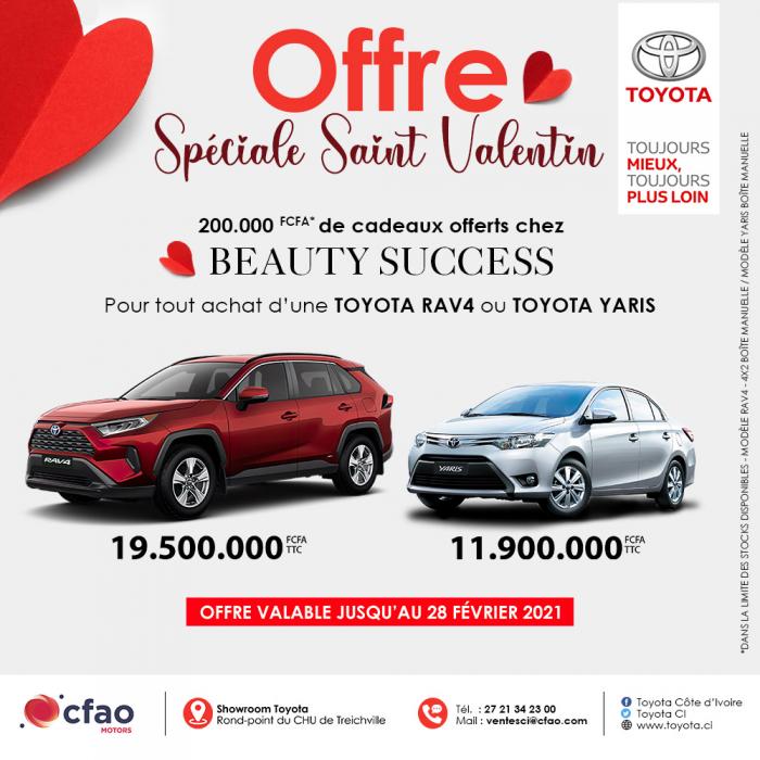 200.000 FCFA de bon d'achat valable chez Beauty Success - Offre Spéciale St Valentin