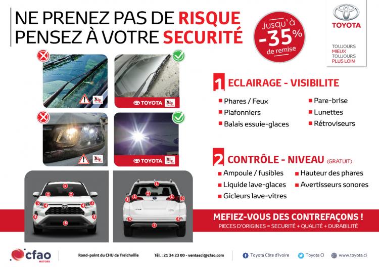 -35% sur le forfait éclairage et visibilité de votre véhicule